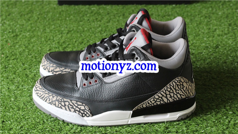 Authentic Air Jordan 3 Retro Black Cement